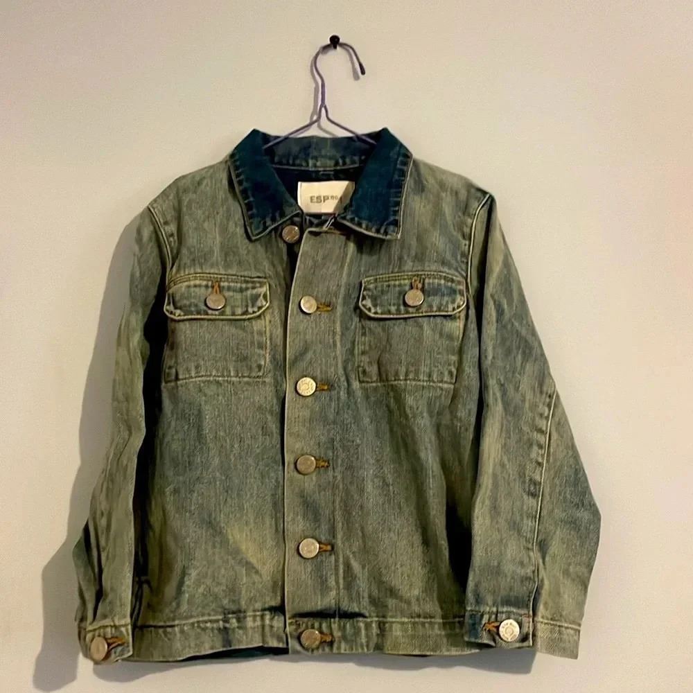 ESP no.1 new without tag SPRING 5yr denim jacket. Super hip / cool stylish